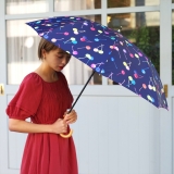[晴雨兼用日傘]遮光ナイトチェリー