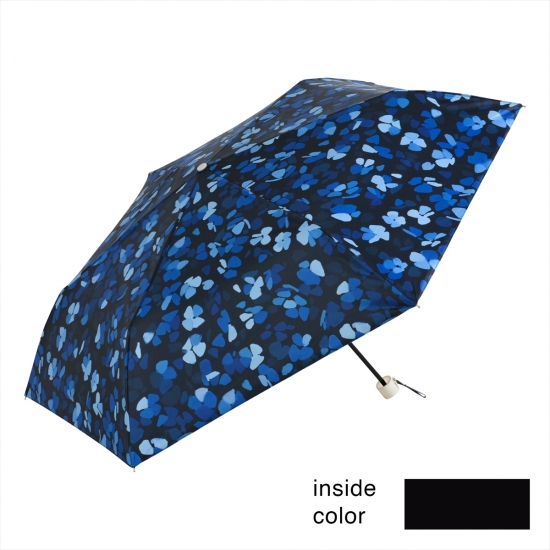 [晴雨兼用日傘]遮光紫陽花スレンダー ミニ