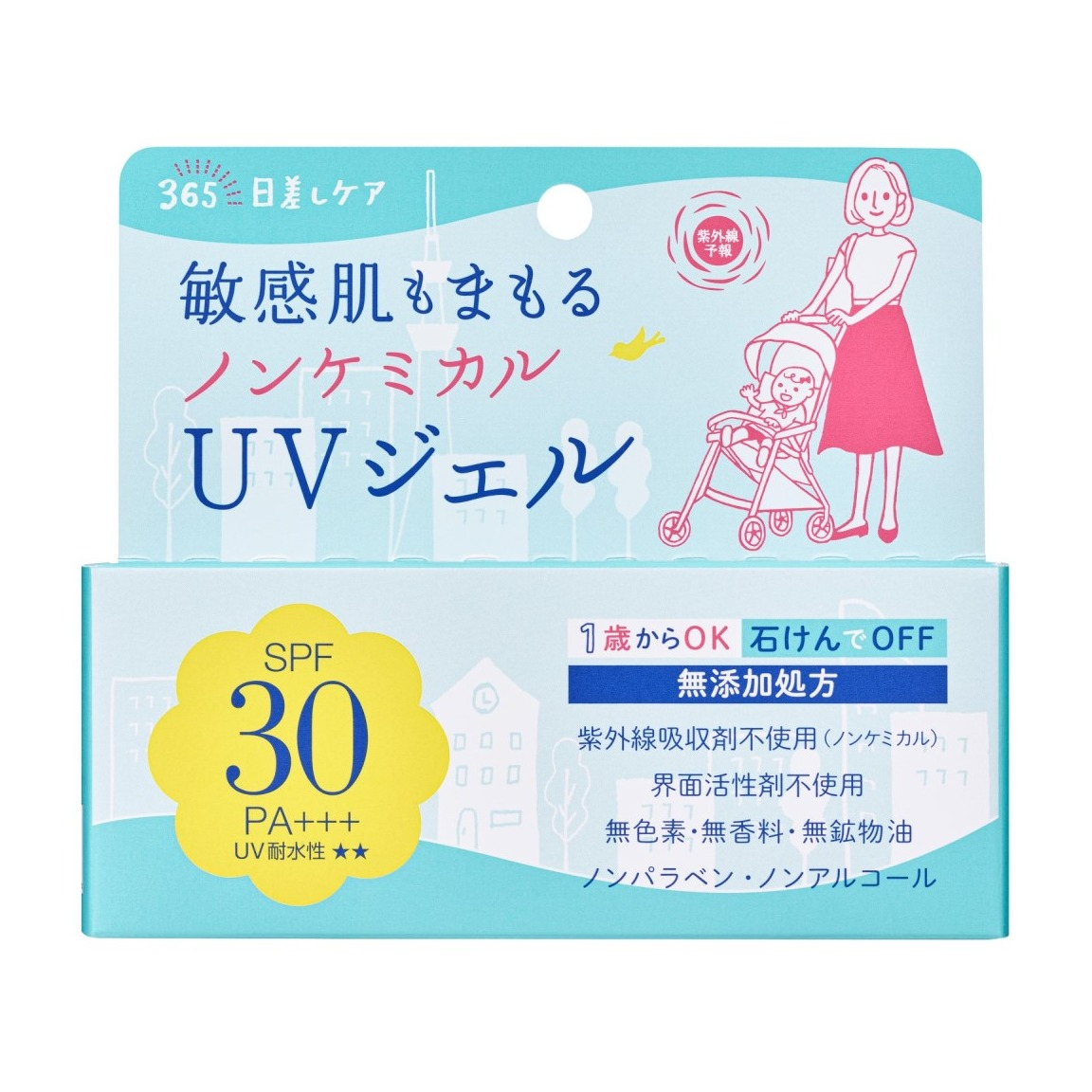紫外線予報 ノンケミカルUVジェルFF