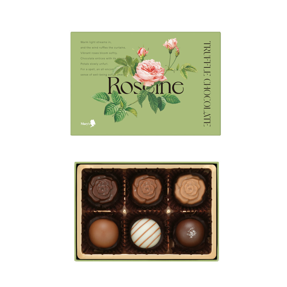 メリーチョコレート ローズトリュフアソート 6個入