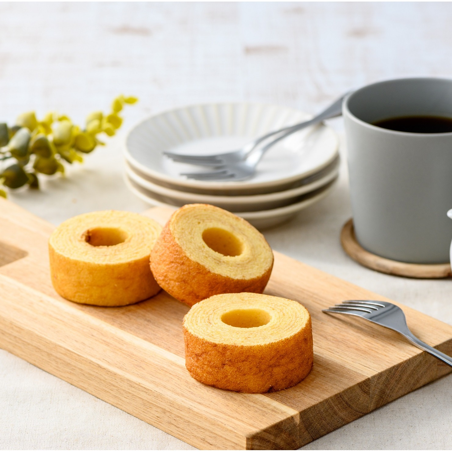 しっとりバームクーヘン３個