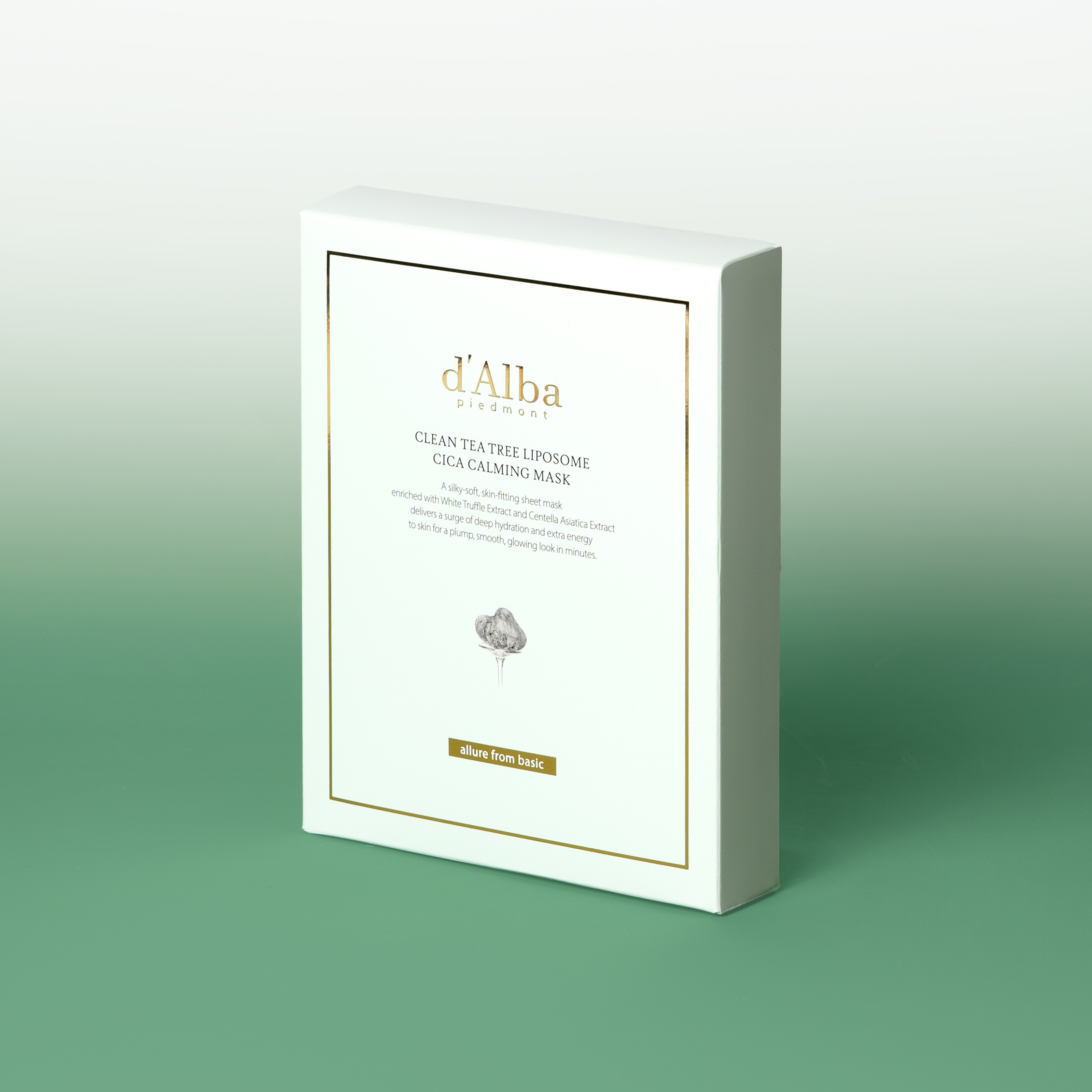 ダルバ（d’Alba）　トリートメントマスク CICA 3枚入