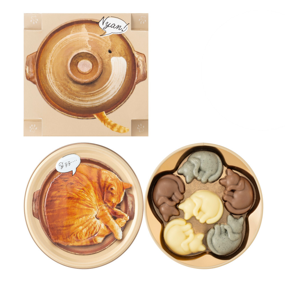 メリーチョコレート ねこみゃみれ　ねこにゃべ缶