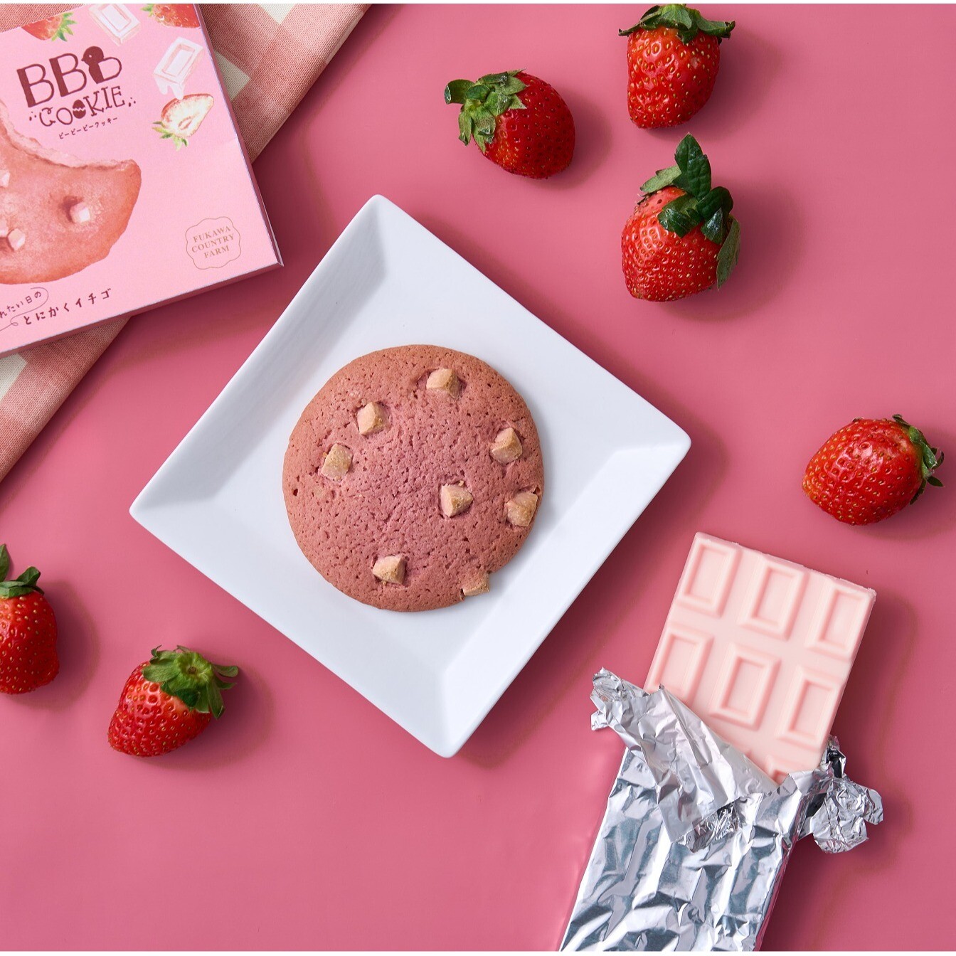 ＢＢＢクッキー　とにかくイチゴ