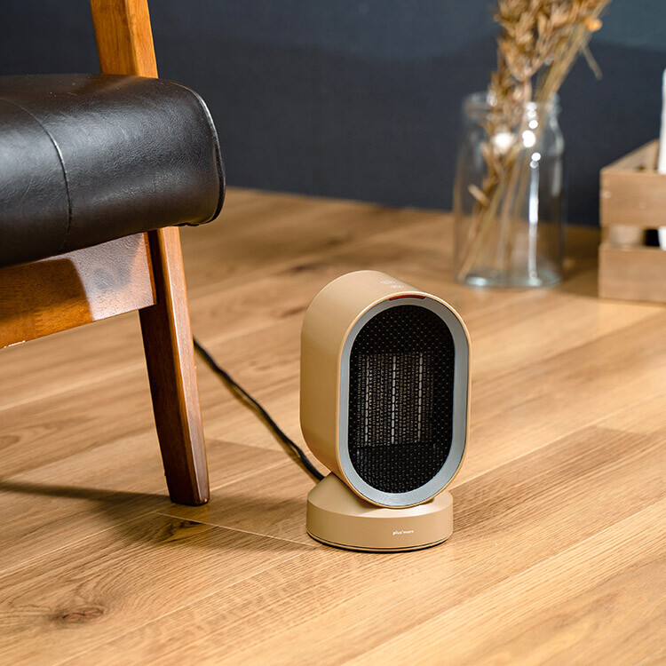 首振り機能付 セラミックヒーター&ファン