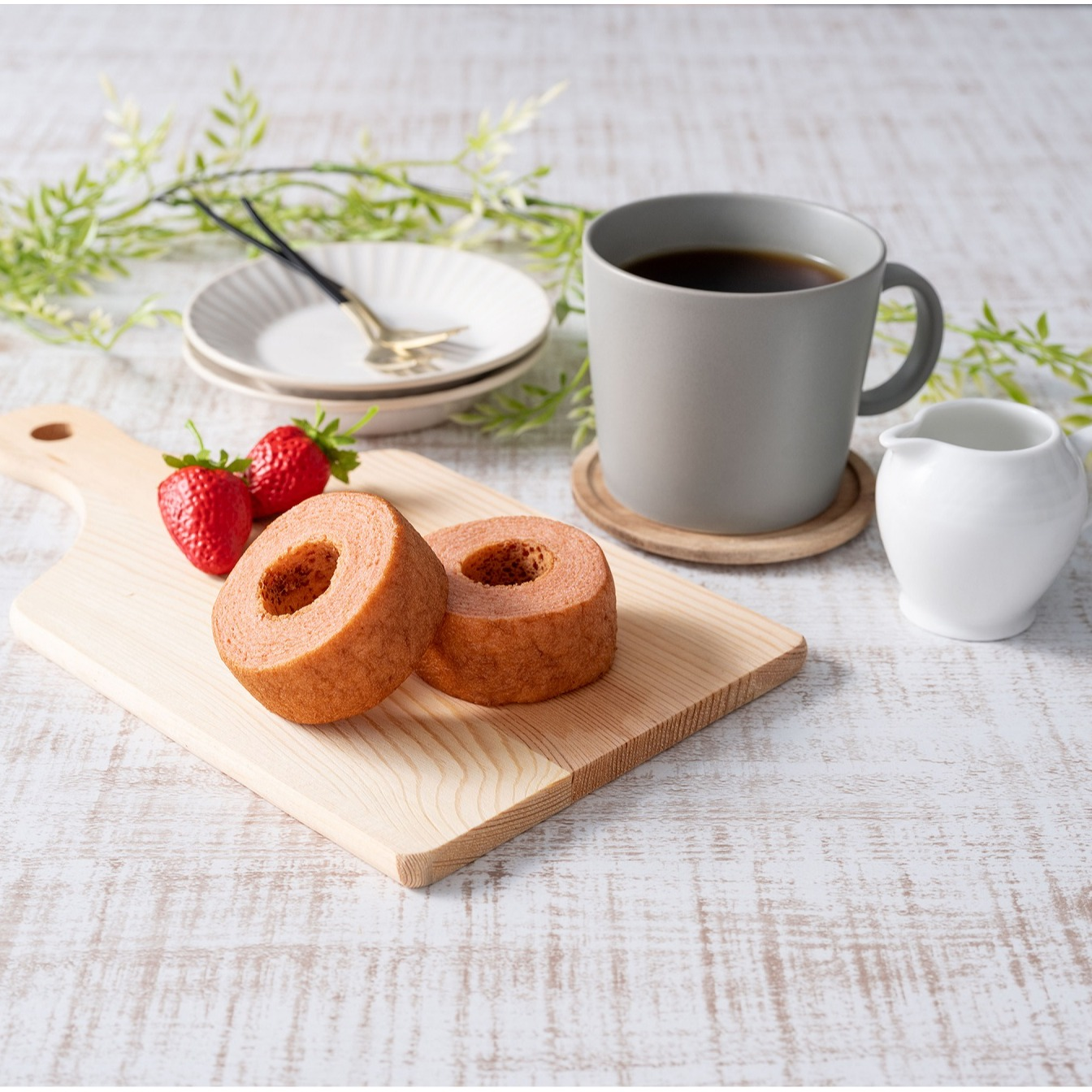 しっとりバームクーヘン あまおう ３個