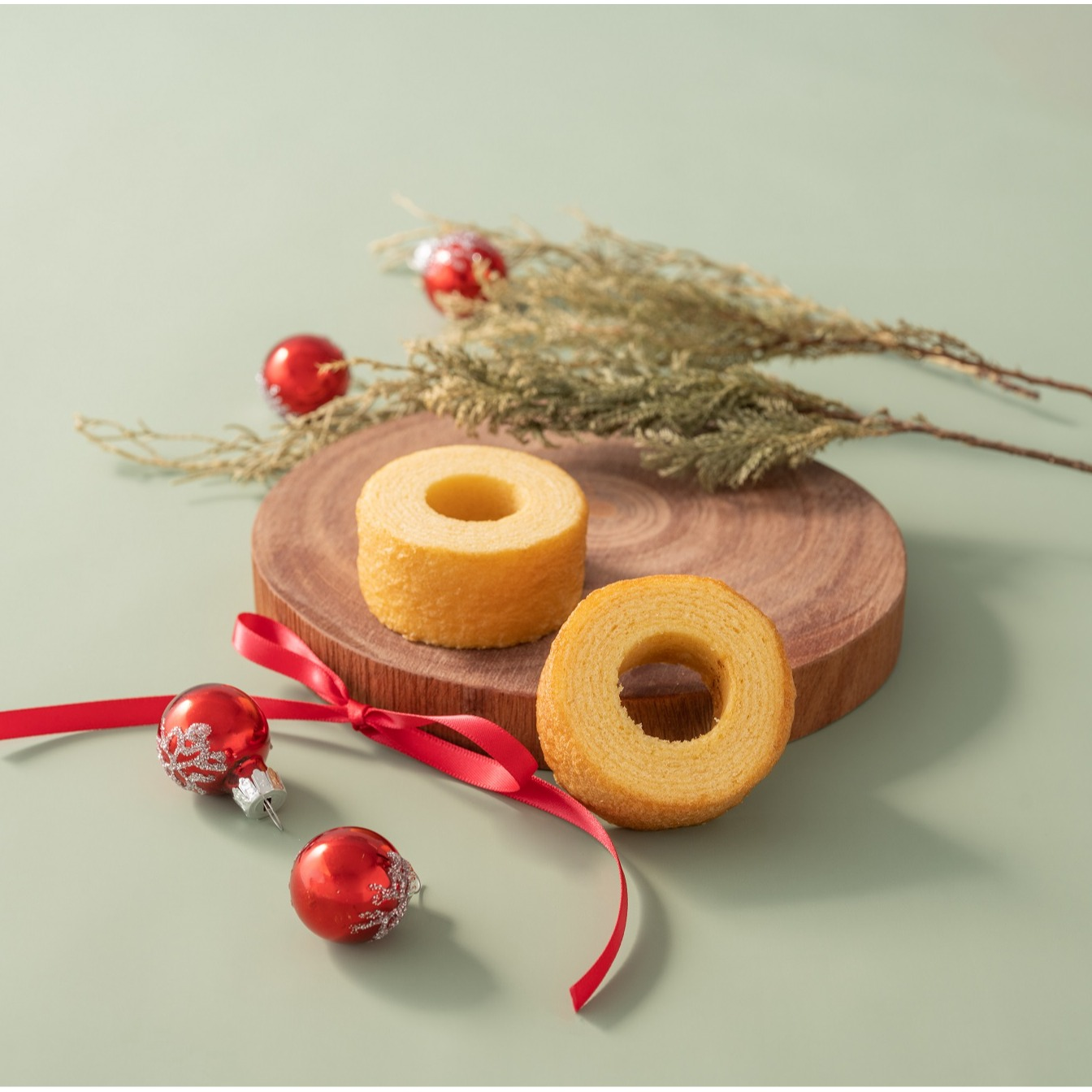 星降る夜の雪だるまバームクーヘン