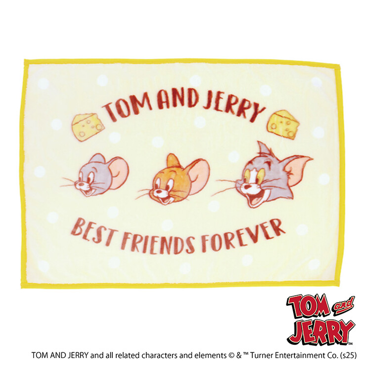 トムとジェリー チーズスマイル　ひざ掛け
