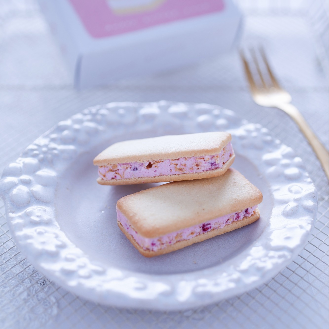 風美庵 苺のワルツ バターサンド 2個入