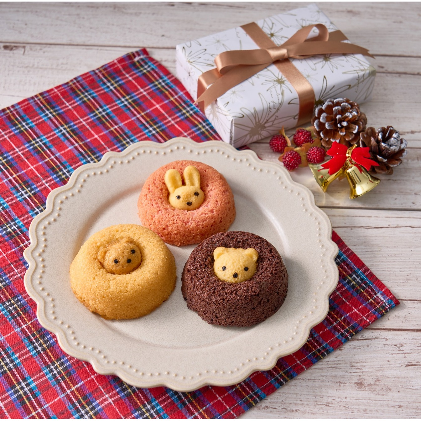 ちいさな森のドーナツ ３個（クリスマス）