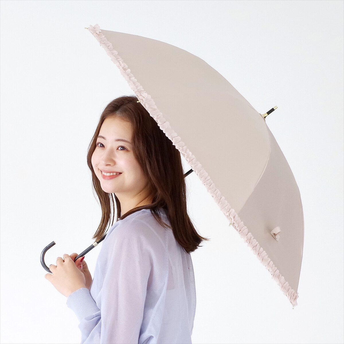 nifty colors 長傘 遮光フリル
