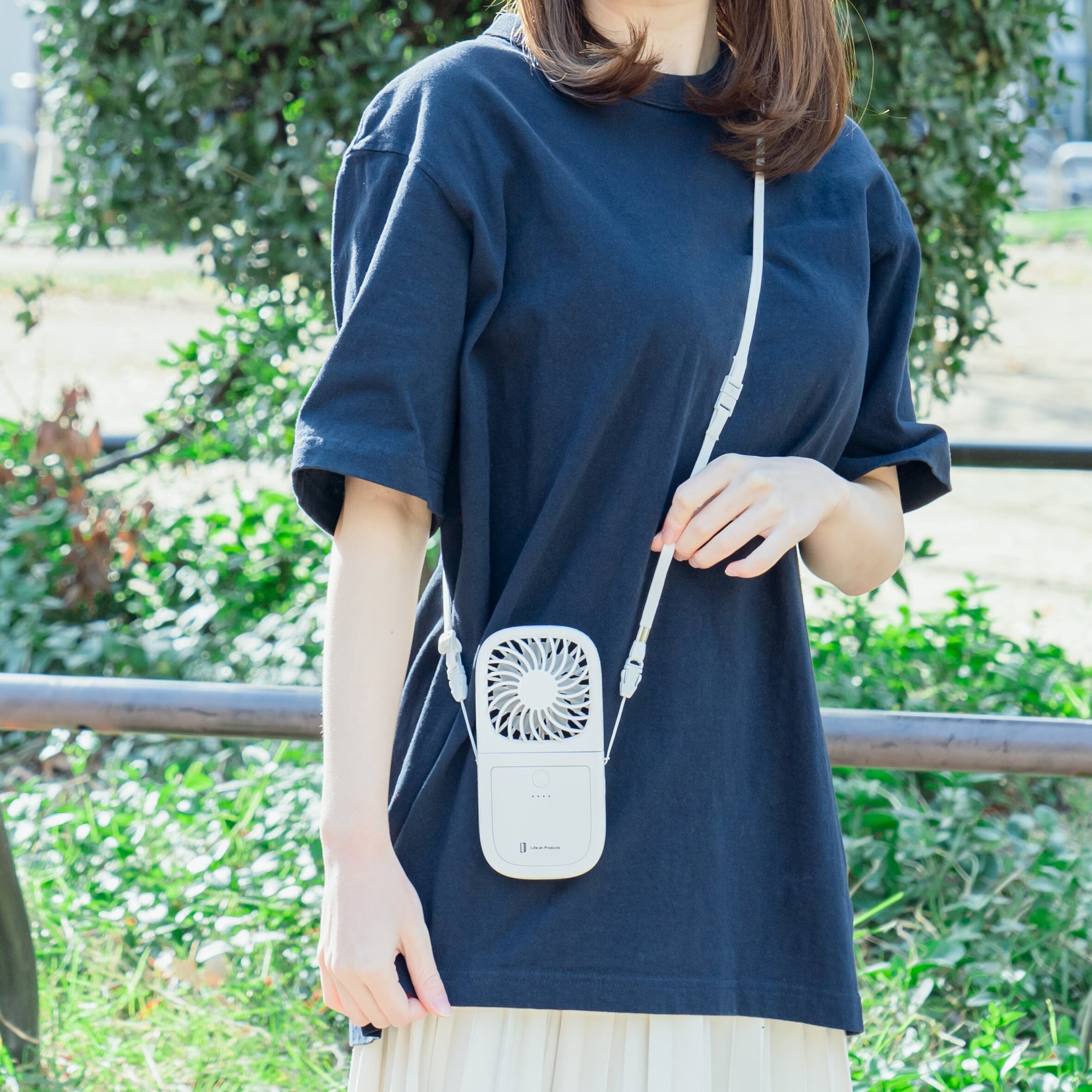Life on Products(ライフオンプロダクツ) ハンズフリー5wayスリムファン