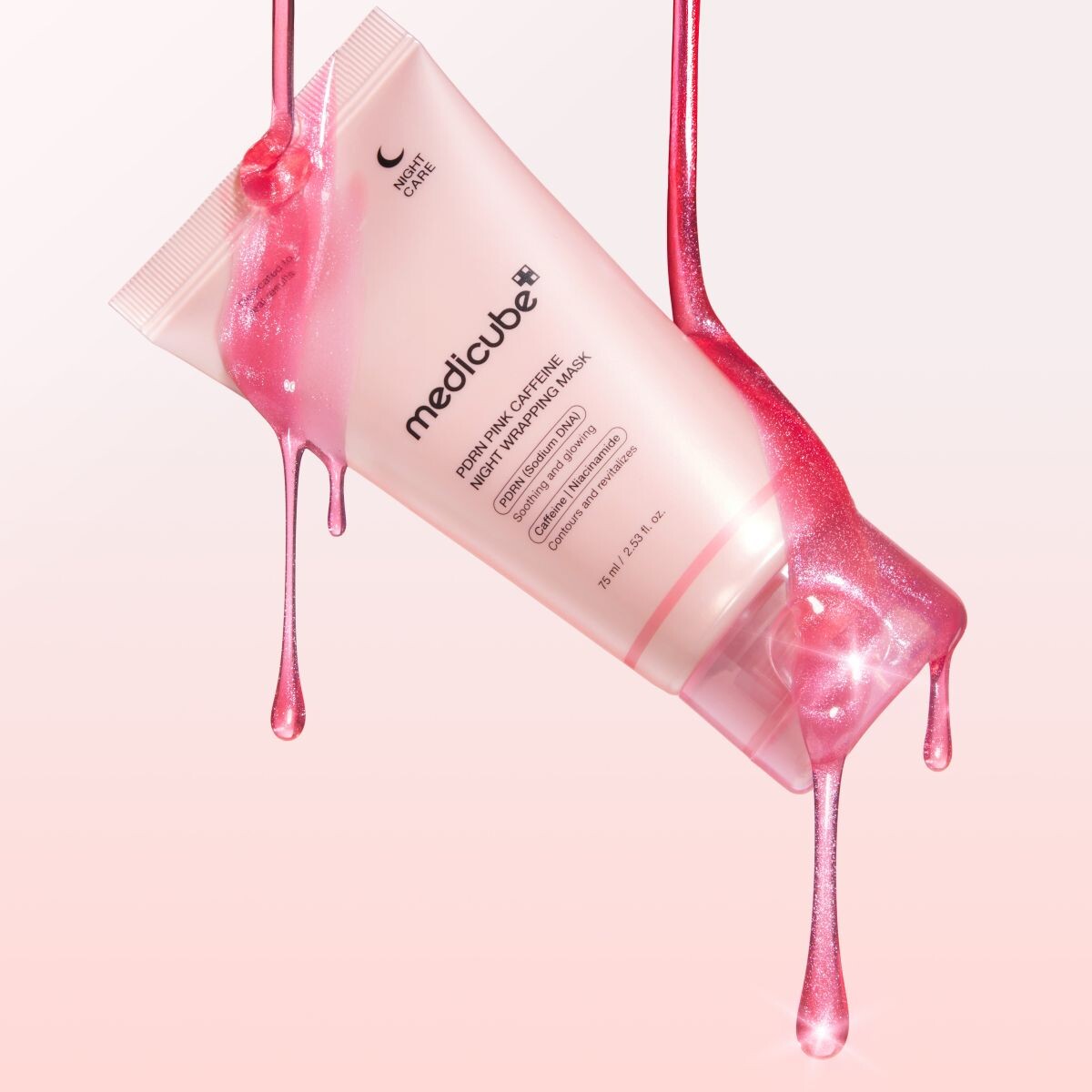 MEDICUBE(メディキューブ)　PDRNカフェインナイトラッピングマスク