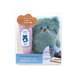 アトリエニュアージュ ふわふわカバー＆ハンドクリームセット　ネコのLulu
