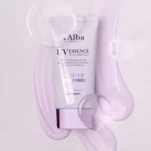 ダルバ（d’Alba）　ウォータフル トーンアップ サンクリーム パープル 