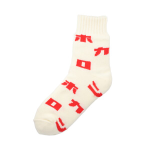 カタカナホカロン　レディースロゴソックス