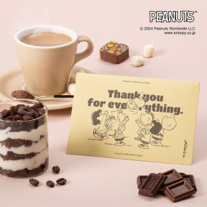 INIC coffee PEANUTS coffee スヌーピー コーヒー for greetings Thank you for everything (お世話になりました)