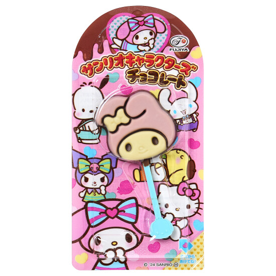 割引価格 マイメロディ ITEM PICKUP | 不二家棒付きチョコレート＆巾着 菓子