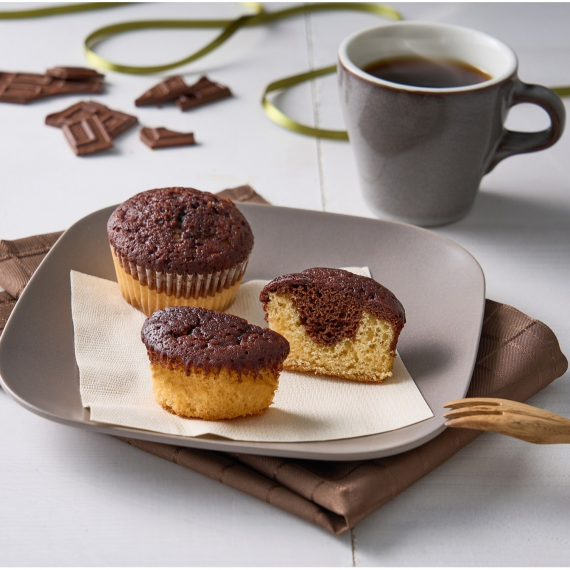 猫の目チョコカップケーキ