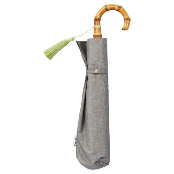 Wpc. UVO(ウーボ) 折りたたみ傘／2段折 無地タッセル